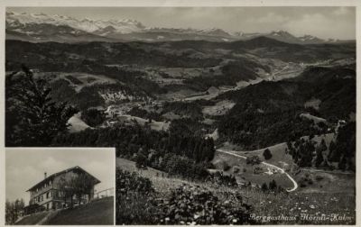Berggasthaus Hörnlikulm, die Rigi des Zürcher Oberlandes