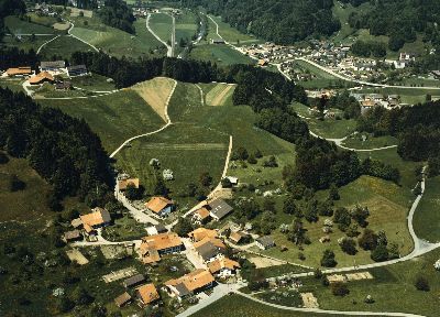 Bauma: Luftaufnahme Bliggenswil, Böndler, Altlandenberg