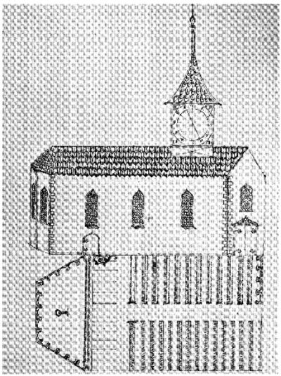 Projektplan der reformierten Kirche 1650